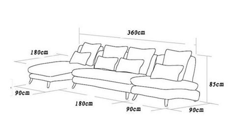 沙發尺寸表